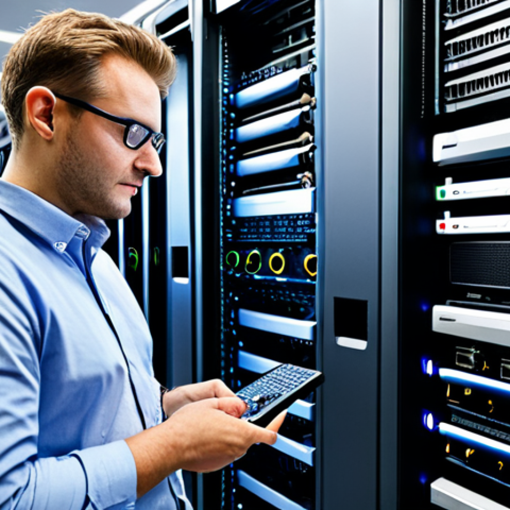 **SD-WAN Implementation:** "A professional network engineer in a modern data center environment, configuring SD-WAN hardware, fully clothed, appropriate attire, safe for work, perfect anatomy, correct proportions, networking equipment, professional lighting."