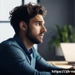 네트워크 실무에서 자주 발생하는 장애와 해결법 - **Prompt 1: The Frustration of Slow Internet**
    A realistic, high-definition image of an adult, p...