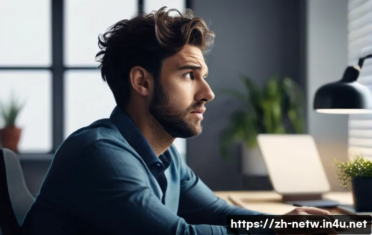 네트워크 실무에서 자주 발생하는 장애와 해결법 - **Prompt 1: The Frustration of Slow Internet**
    A realistic, high-definition image of an adult, p...